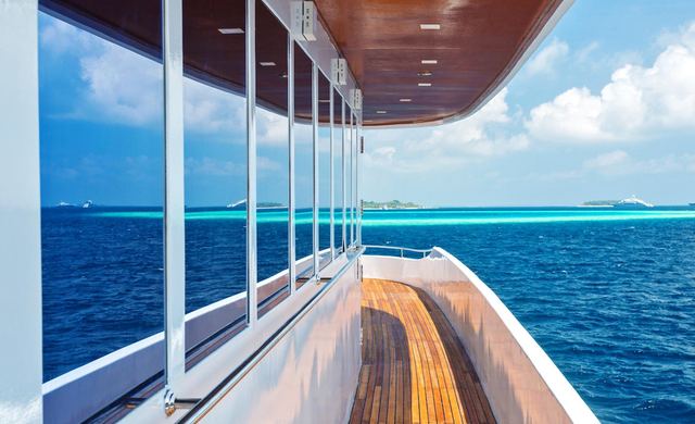 Alongside the reef
